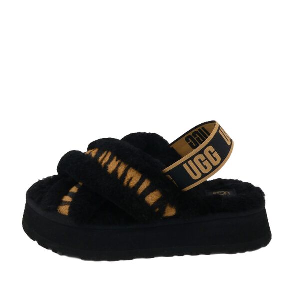 UGG Shoes - UGG Disco Cross Slide Tiger Print Flatform Slipper Sandal Women's Women's  US:10